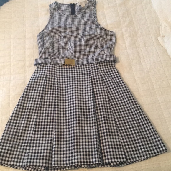 MICHAEL Michael Kors Dresses & Skirts - Michael Michael Kors navy blue gingham dress
